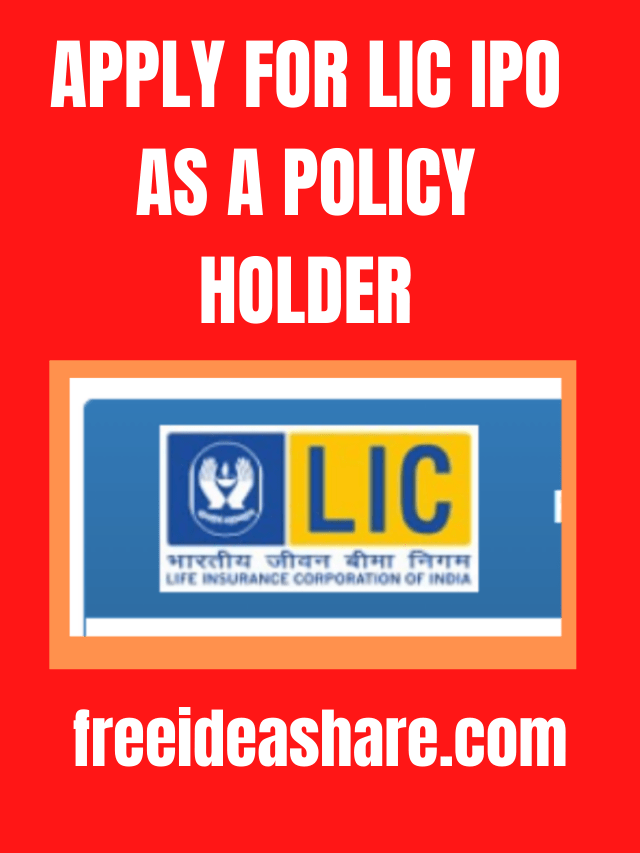 how to apply for lic ipo shares as a policy holder in 3 simple steps