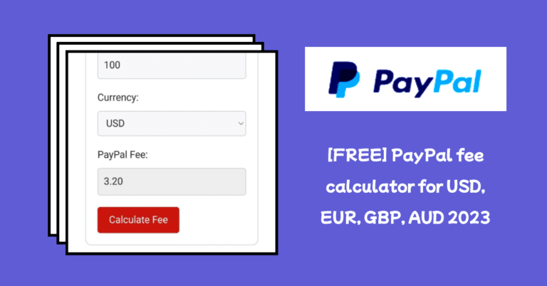 Paypal Fee Calculator