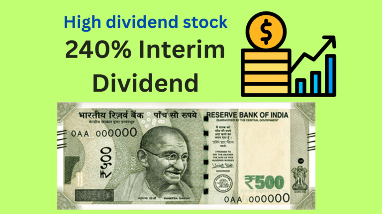 High dividend stock