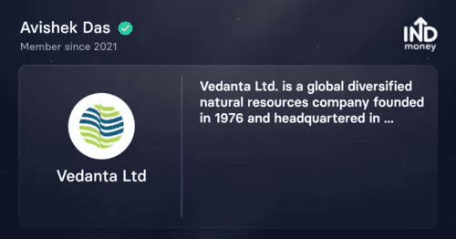 Vedanta Dividend news today